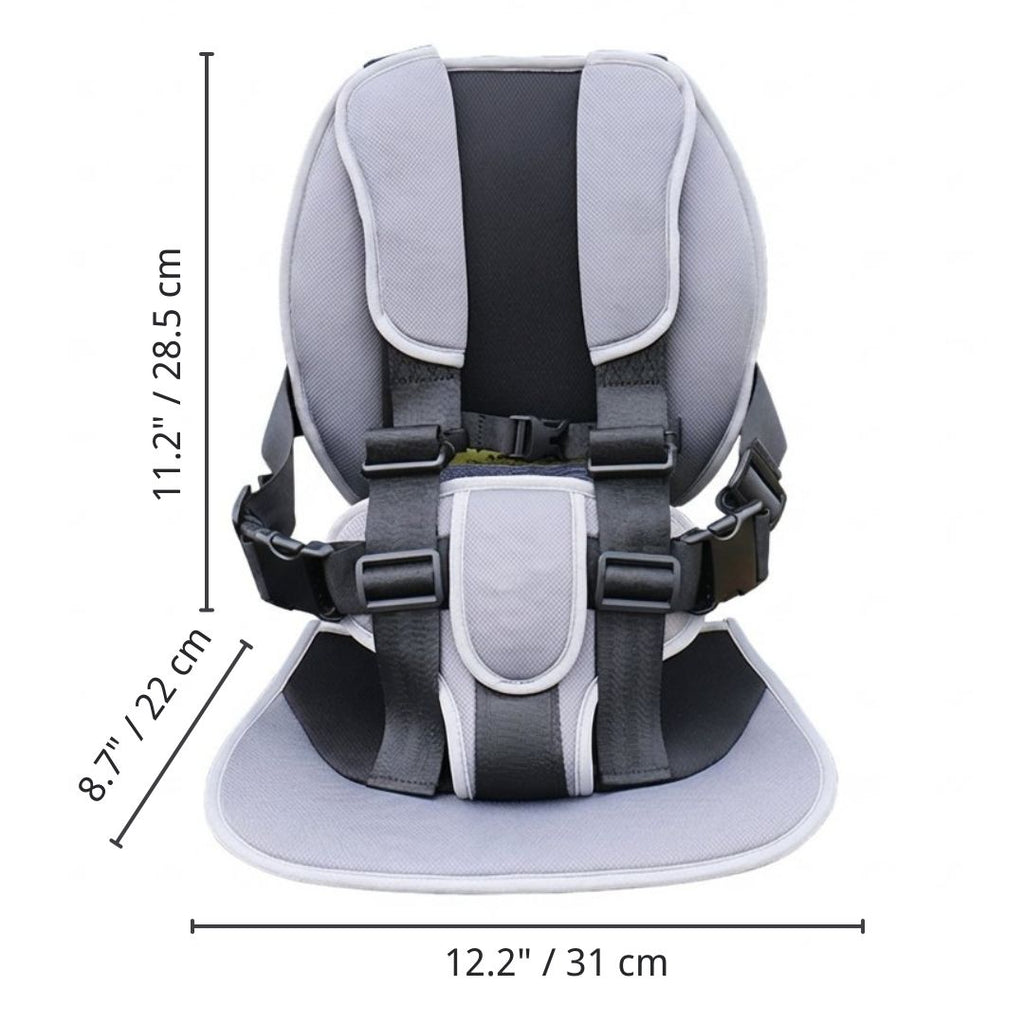 Meetckc Kids Golf Cart Safety Seat with Harness, Padded Child Seat, Universal Fit