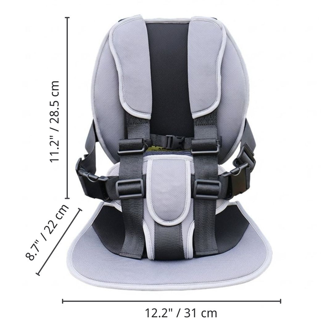 Meetckc Kids Golf Cart Safety Seat with Harness, Padded Child Seat, Universal Fit