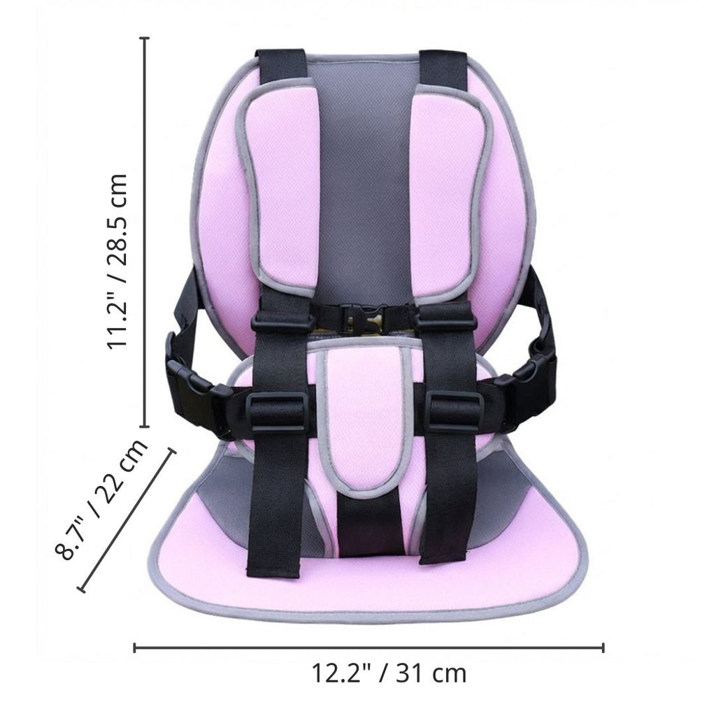 Meetckc Kids Golf Cart Safety Seat with Harness, Padded Child Seat, Universal Fit